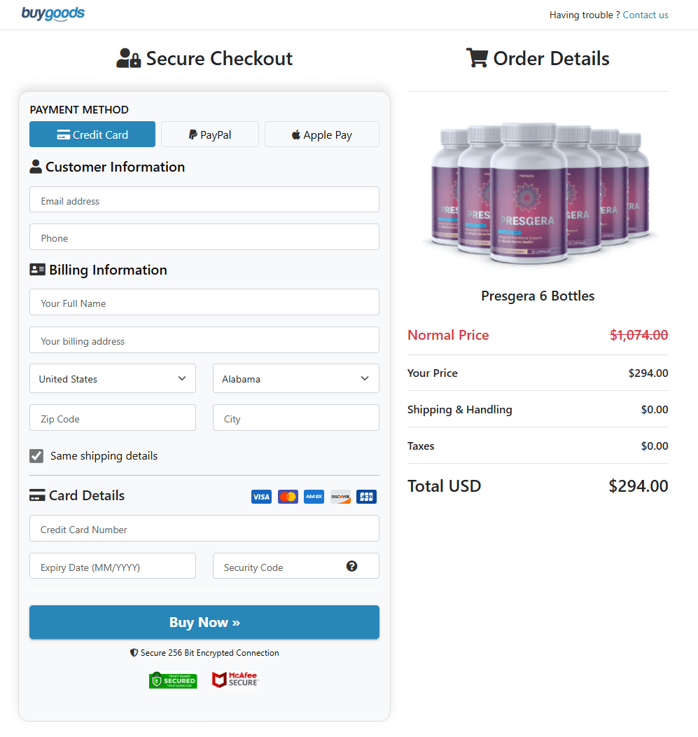 Presgera official store